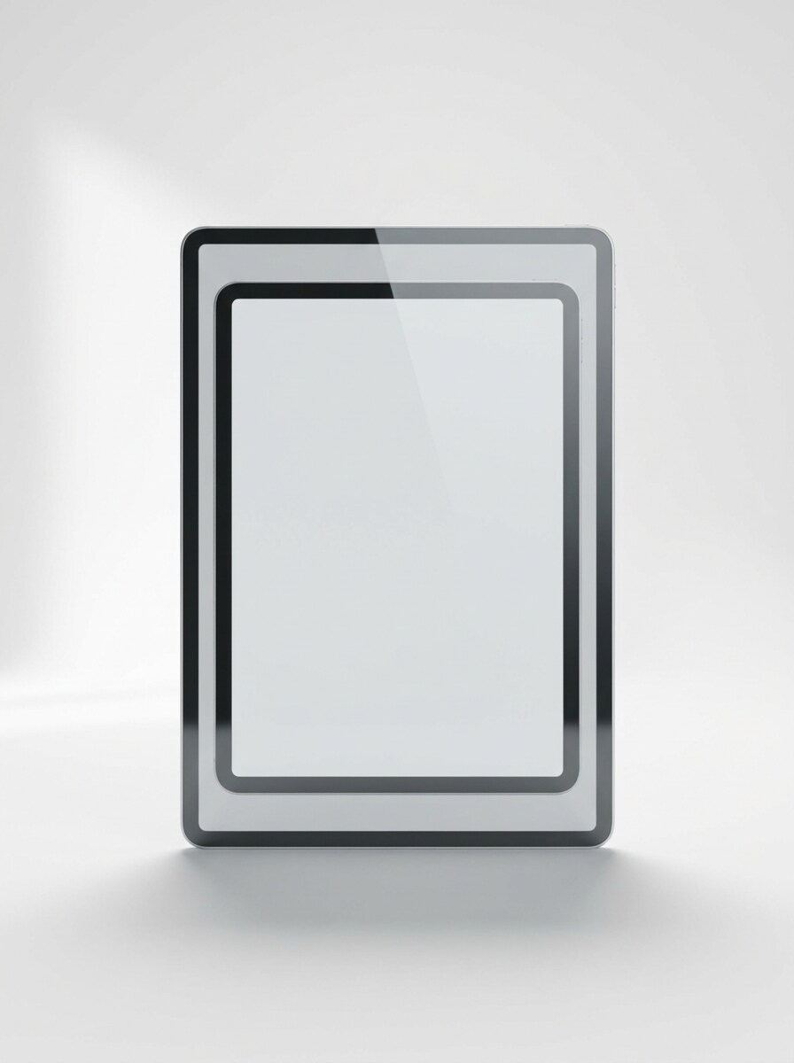 Front-Facing Clean White Background