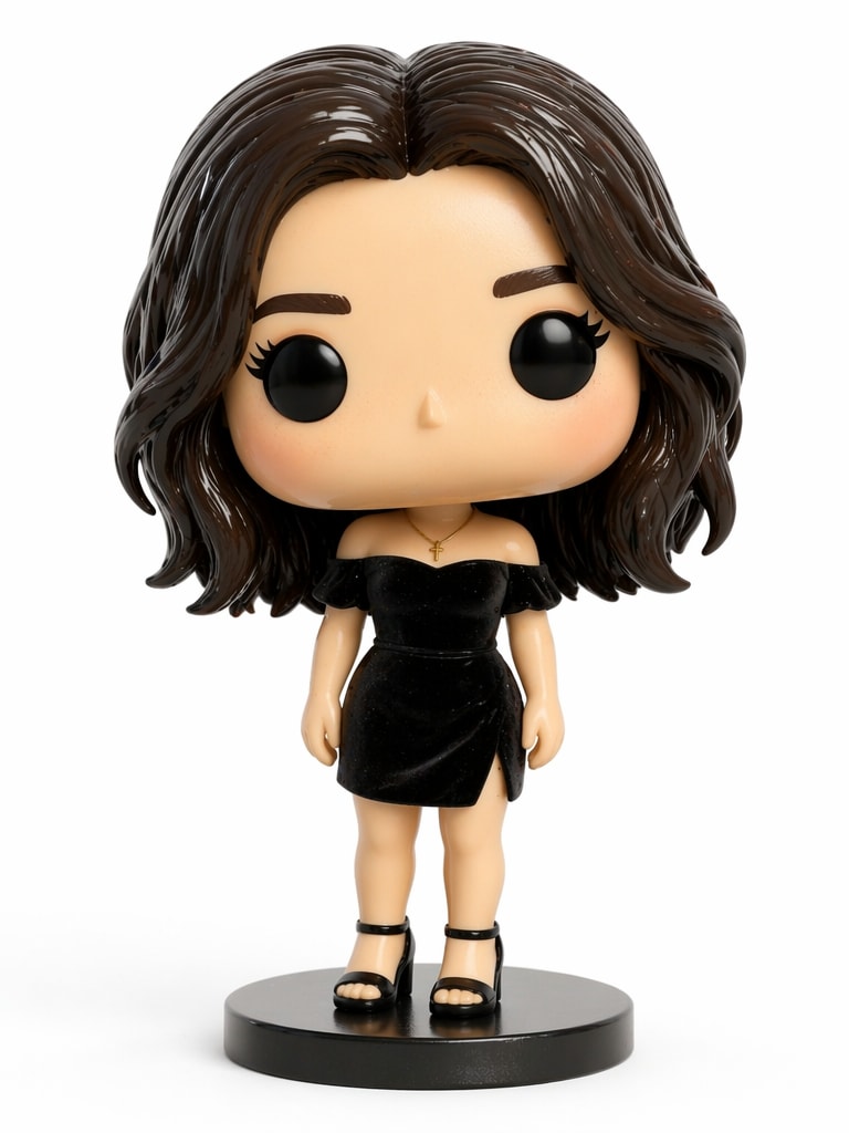 Minimal White Studio Funko Pop Funko Pop Generator prompt