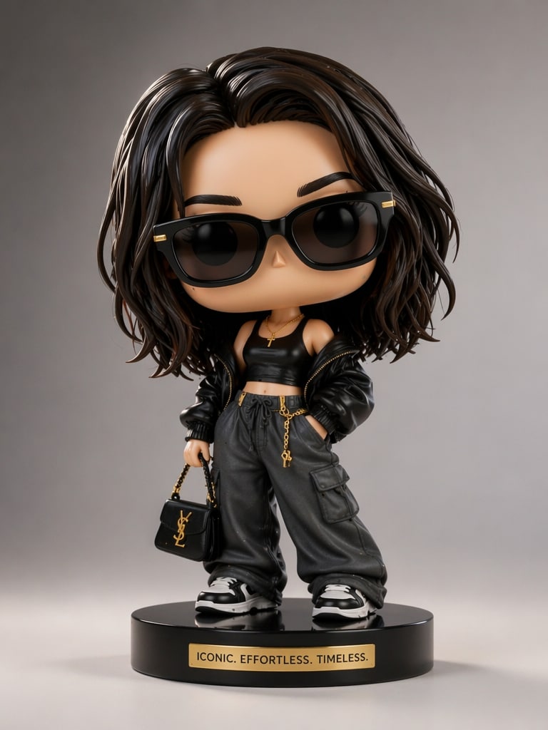 Standalone AI Funko Pop figure created from photo