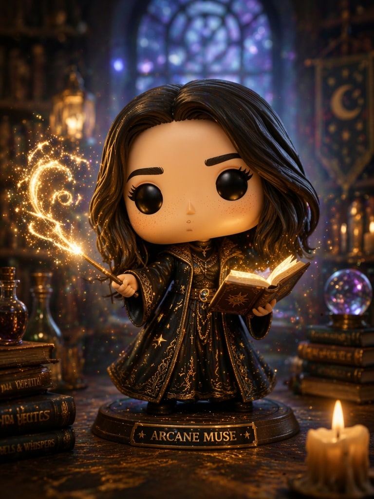 Fantasy Wizard Funko Pop Funko Pop Generator prompt