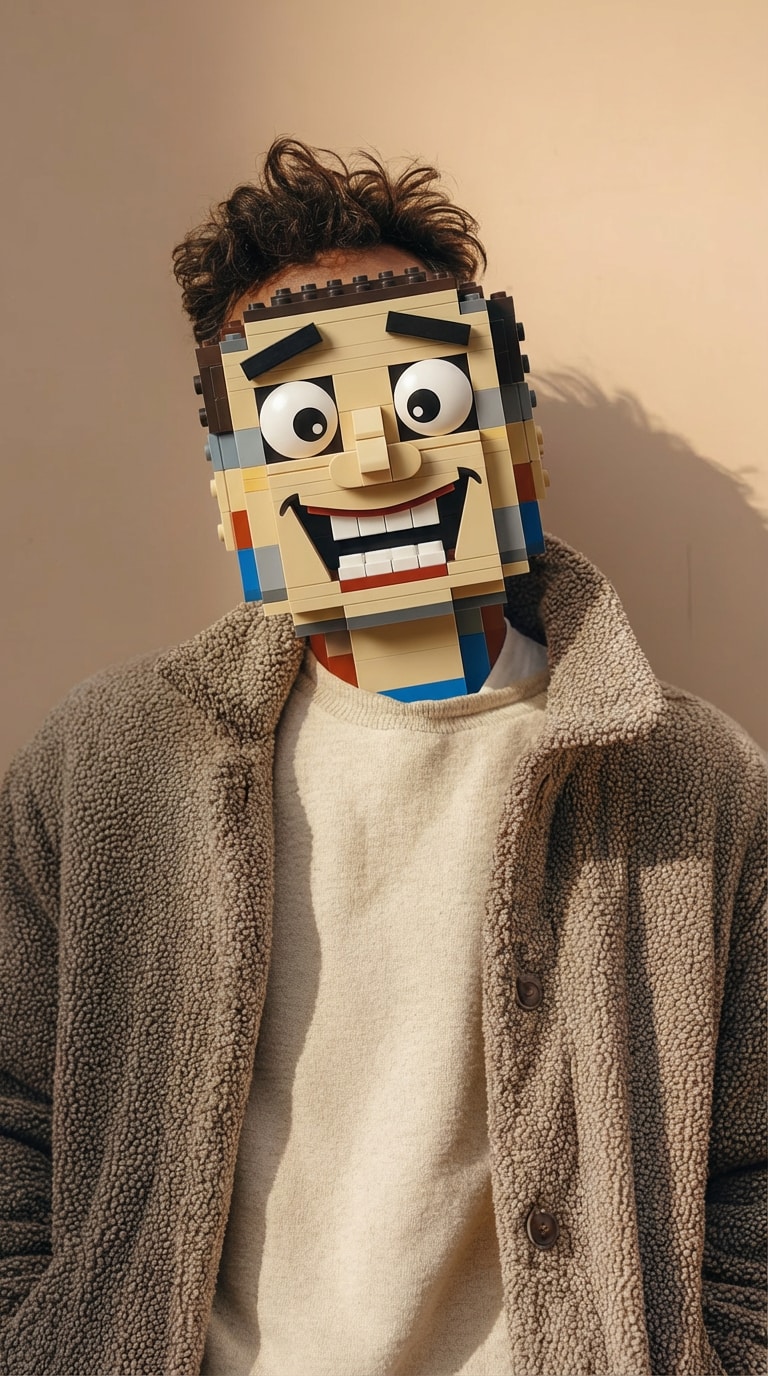 LEGO Block Face Style