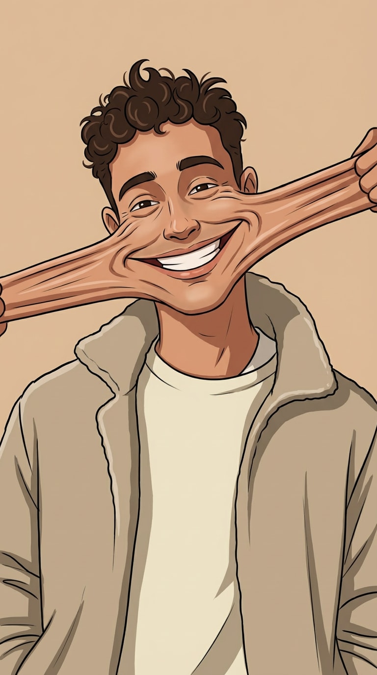 Rubber Stretch Face Style