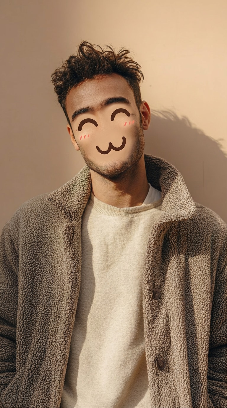 Kaomoji-Inspired Face Style