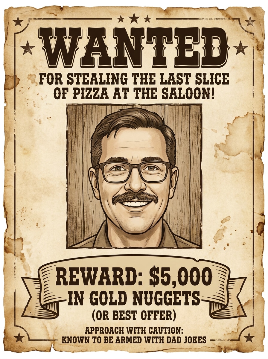Funny Party Wanted Flyer