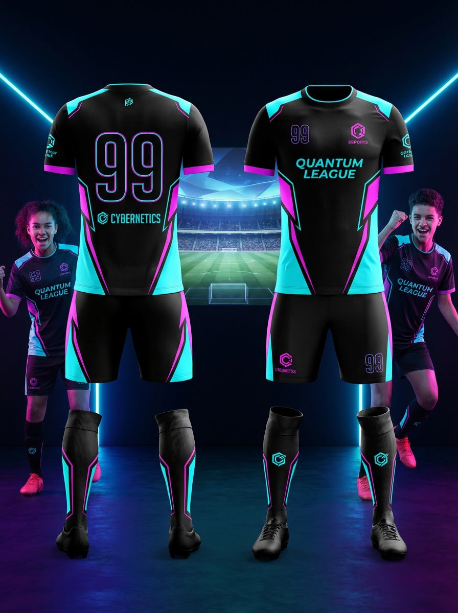 Futuristic Neon Esports Kit