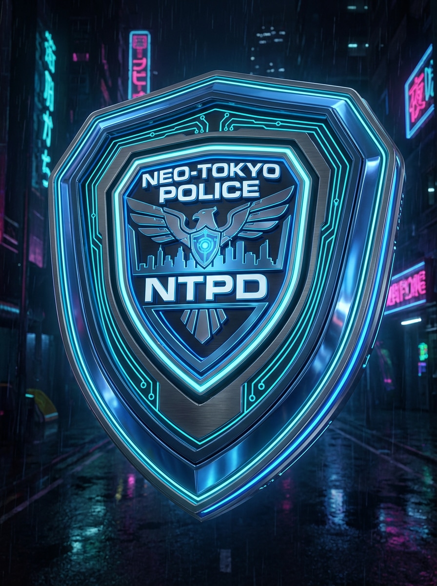 Futuristic Police Emblem