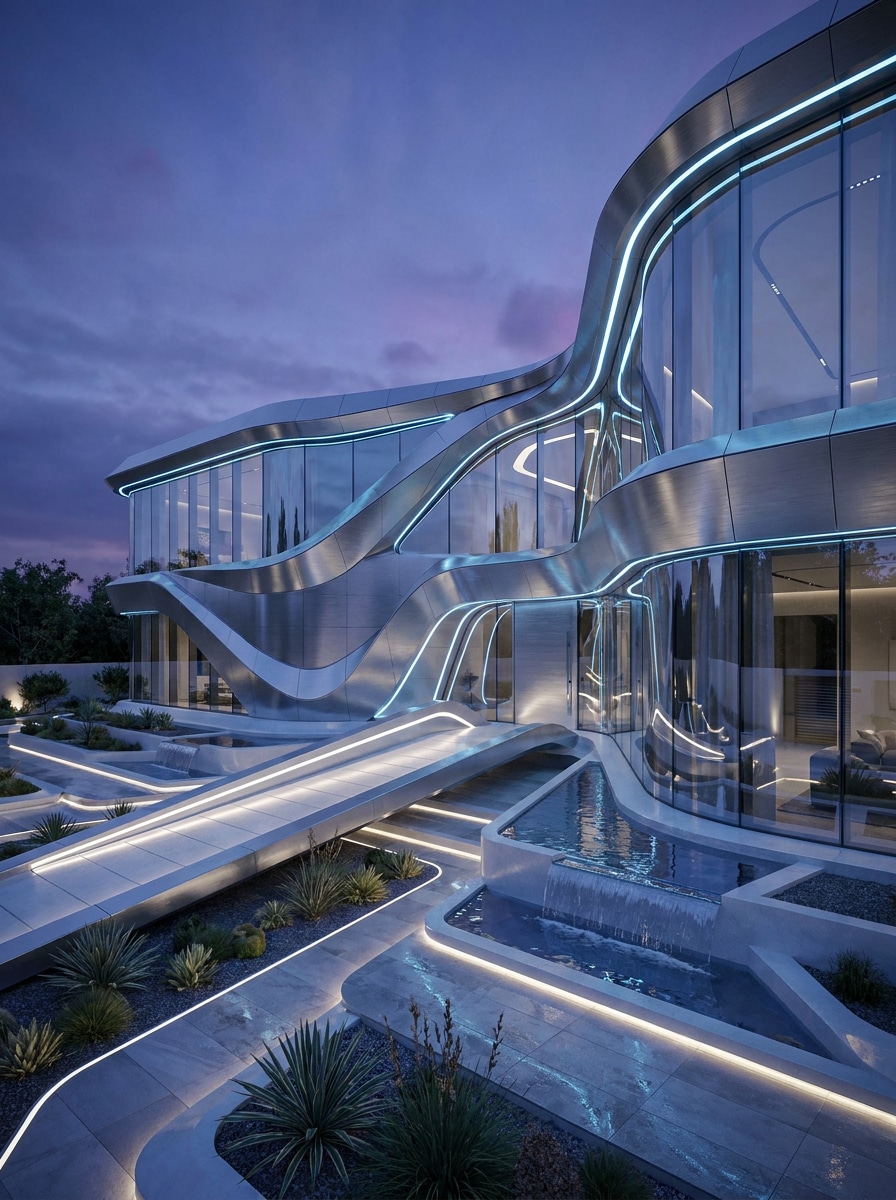 Futuristic Smart Mansion