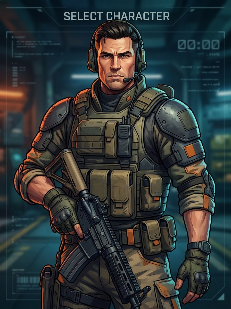 Game Character Soldier