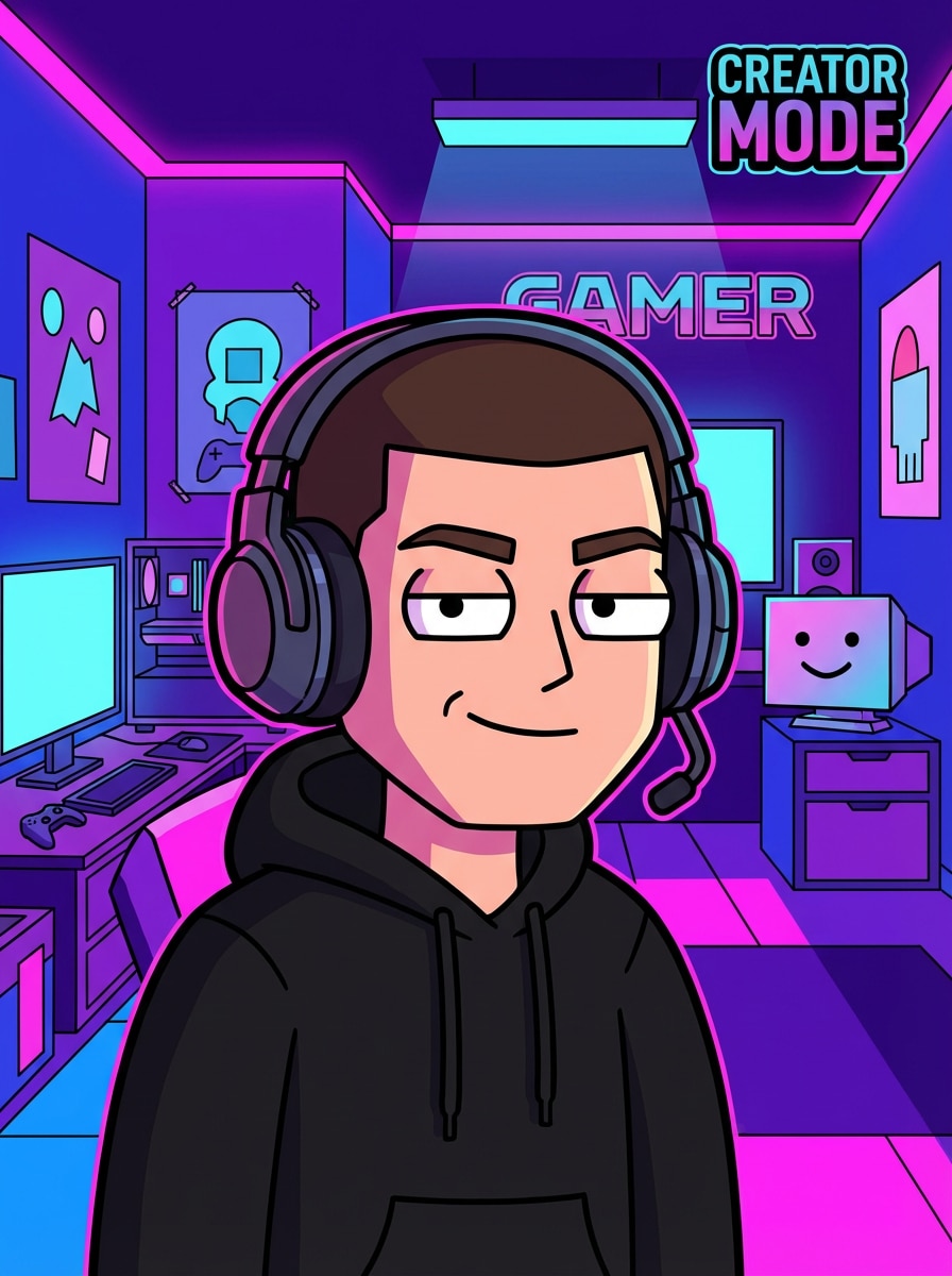 Gamer persona avatar