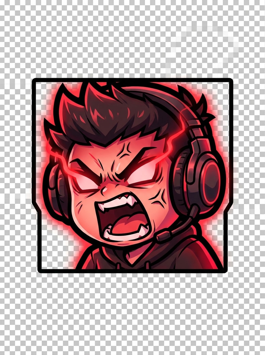 Gamer Rage Chibi