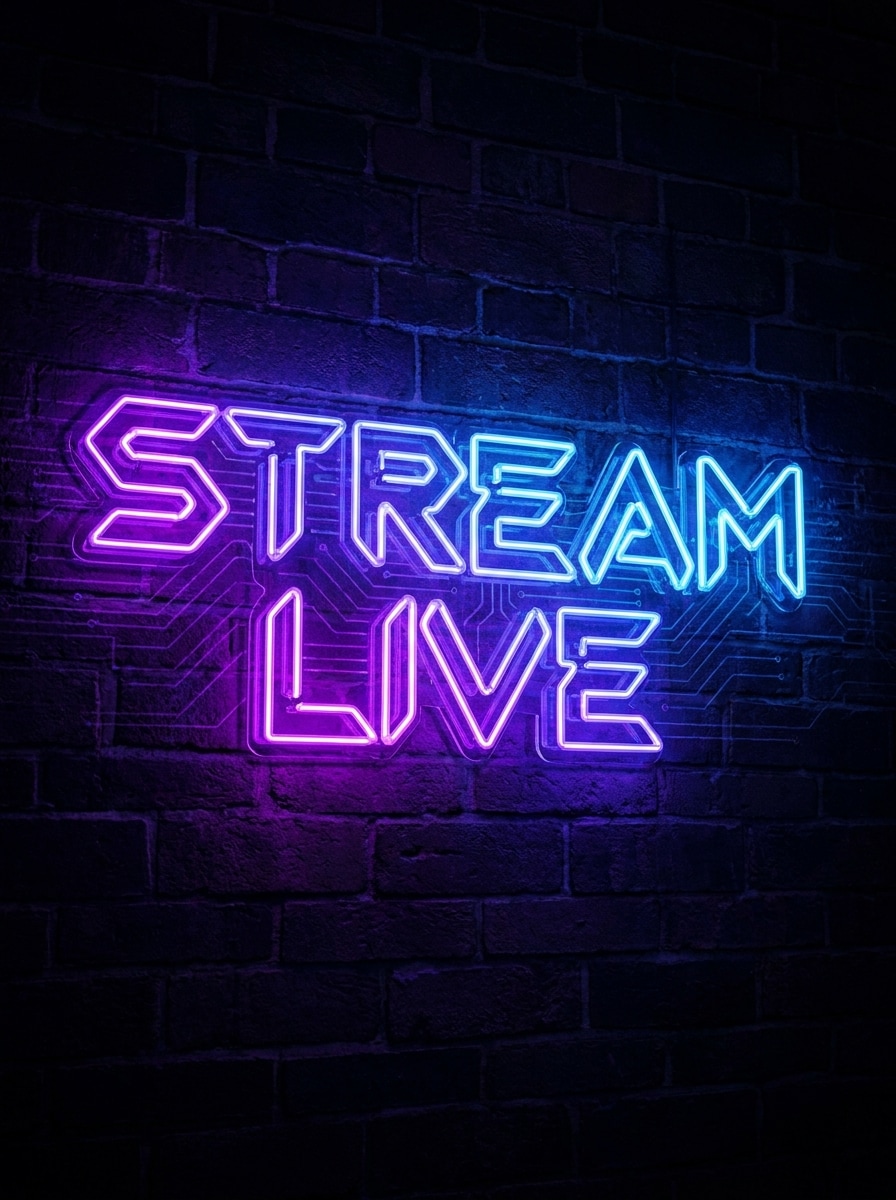 Gaming Stream Neon