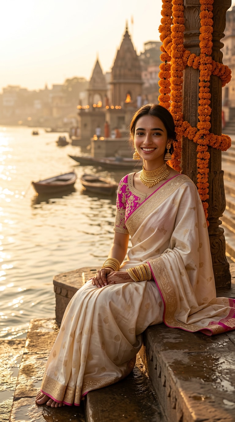 Evening Ganga Aarti Scene