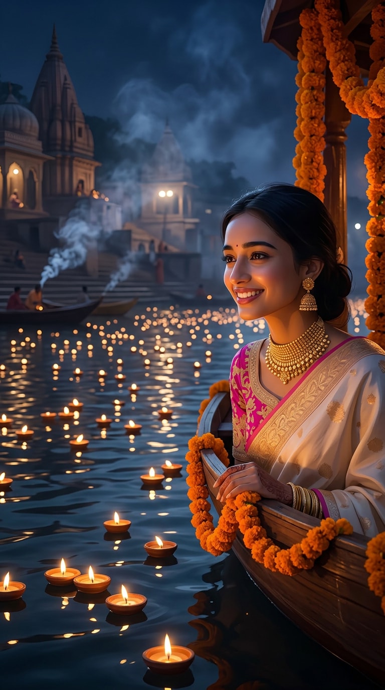 Floating Diyas Animation