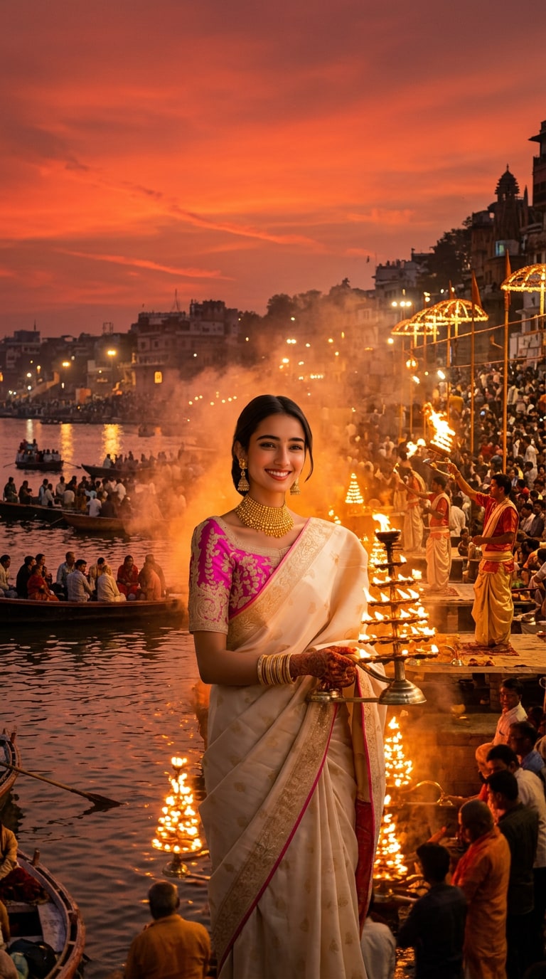 Viral Ganga Dussehra AI DP Image Style