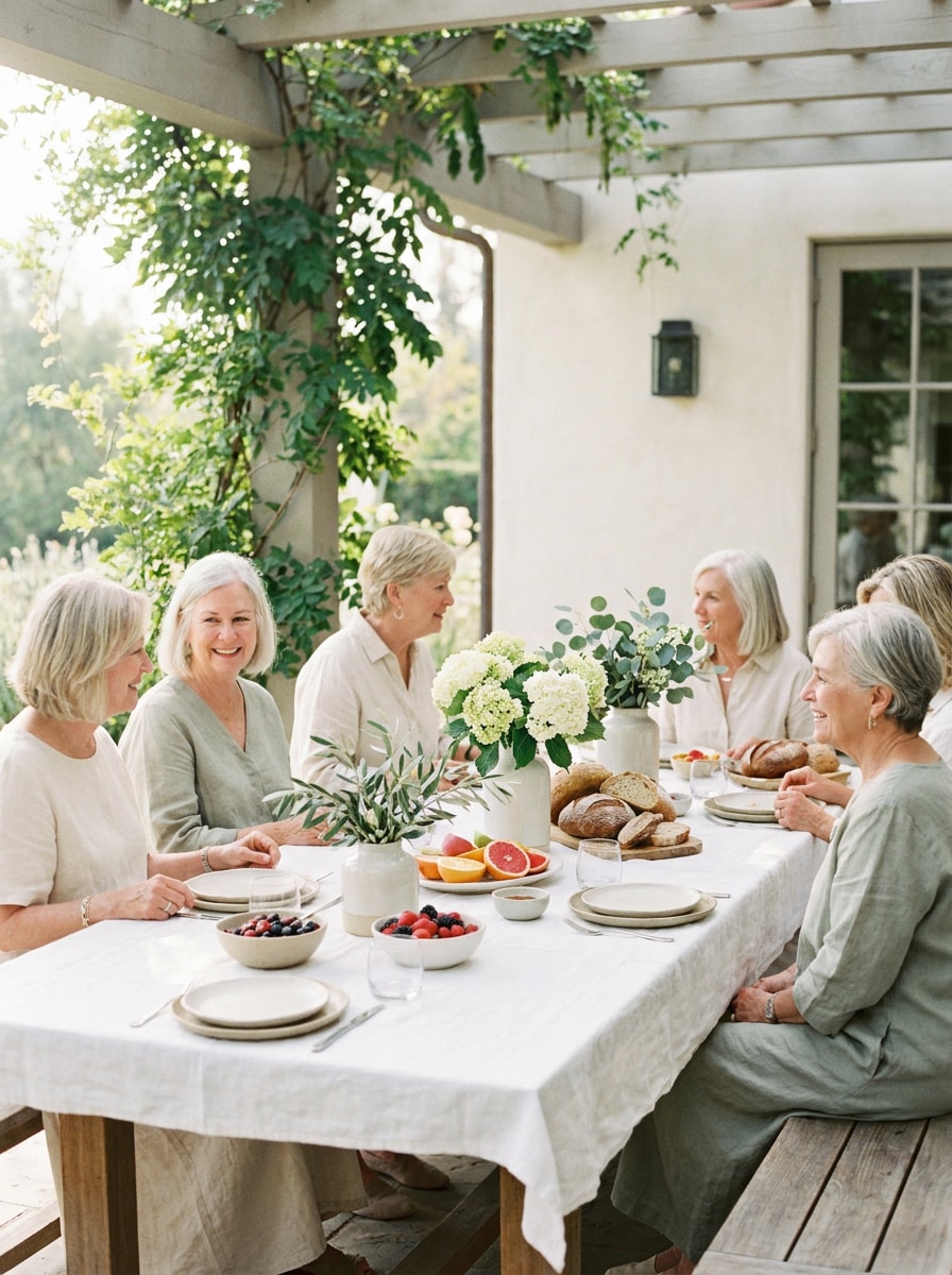 Garden Brunch Aesthetic