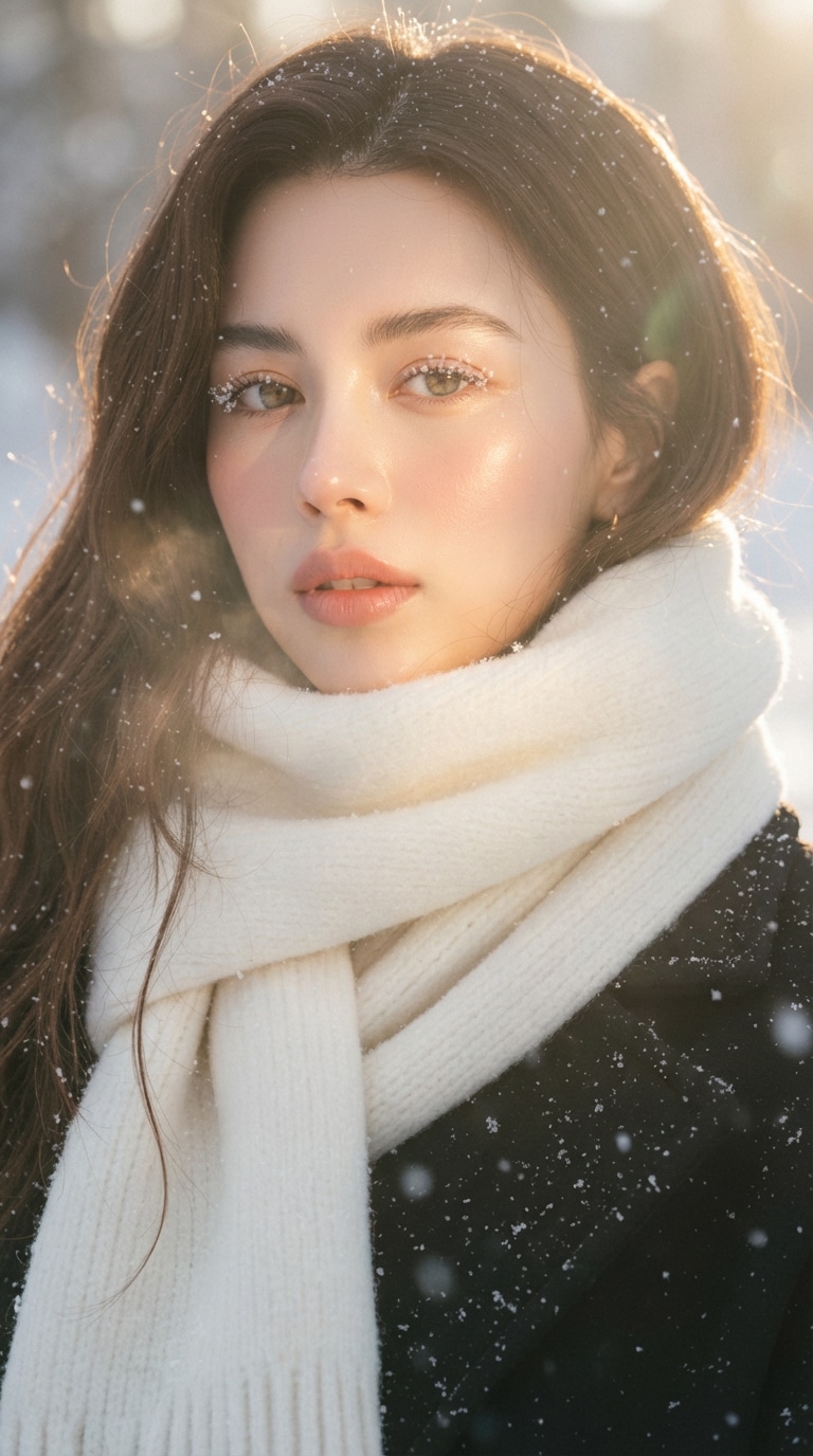 Ethereal Golden Hour Portrait Girl