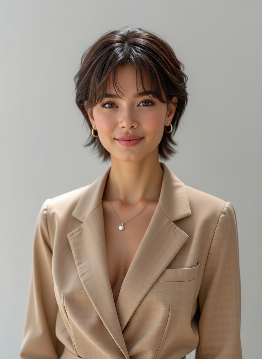 Gemini hairstyle prompt - pixie