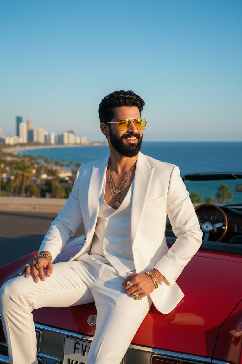 Retro Bollywood Style Prompts