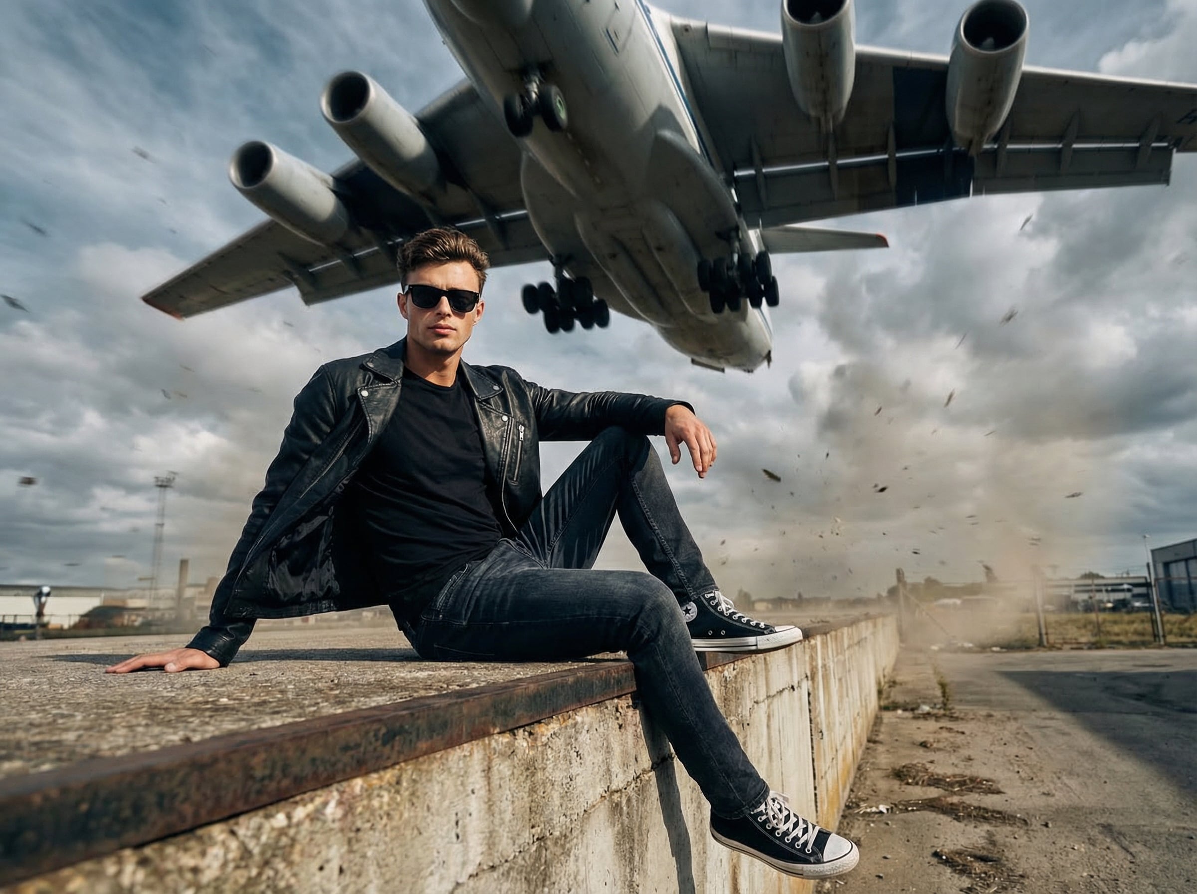 Before: Cinematic Jet Flyover Motion