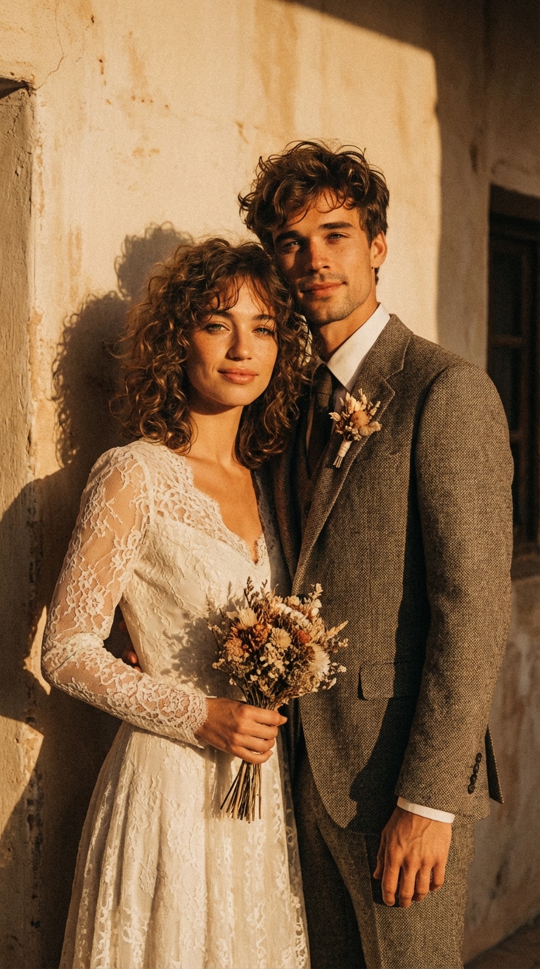 Retro Wedding Film Look