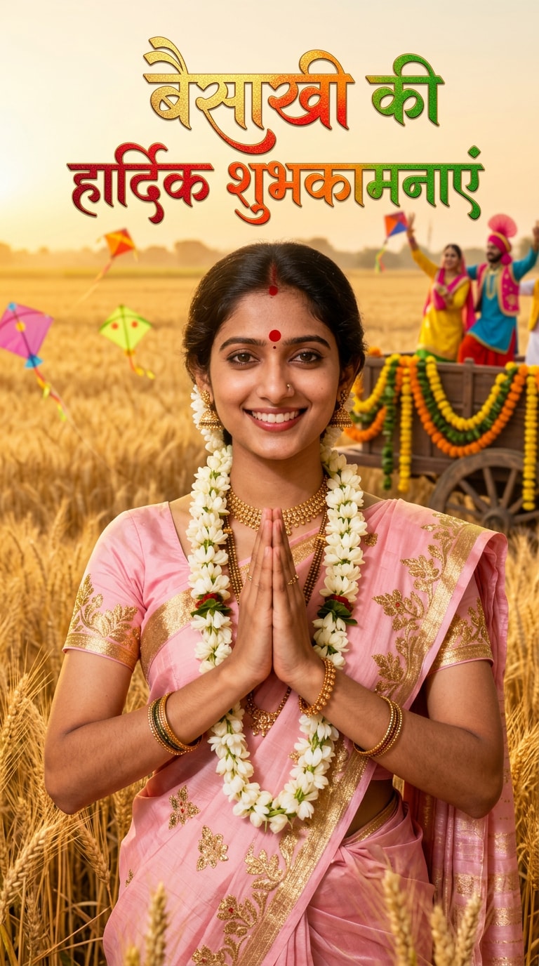 बैसाखी शुभकामनाएं इमेज