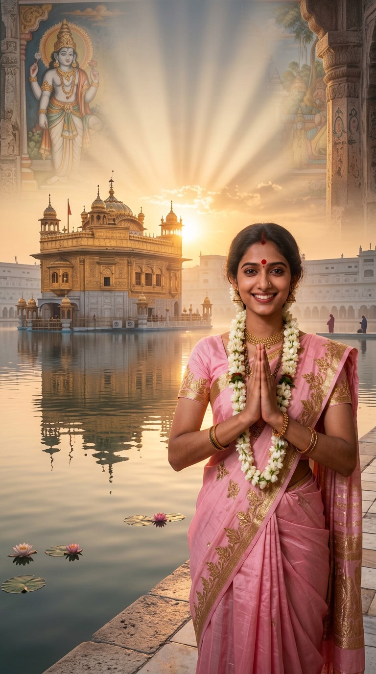 Spiritual Baisakhi AI Scene