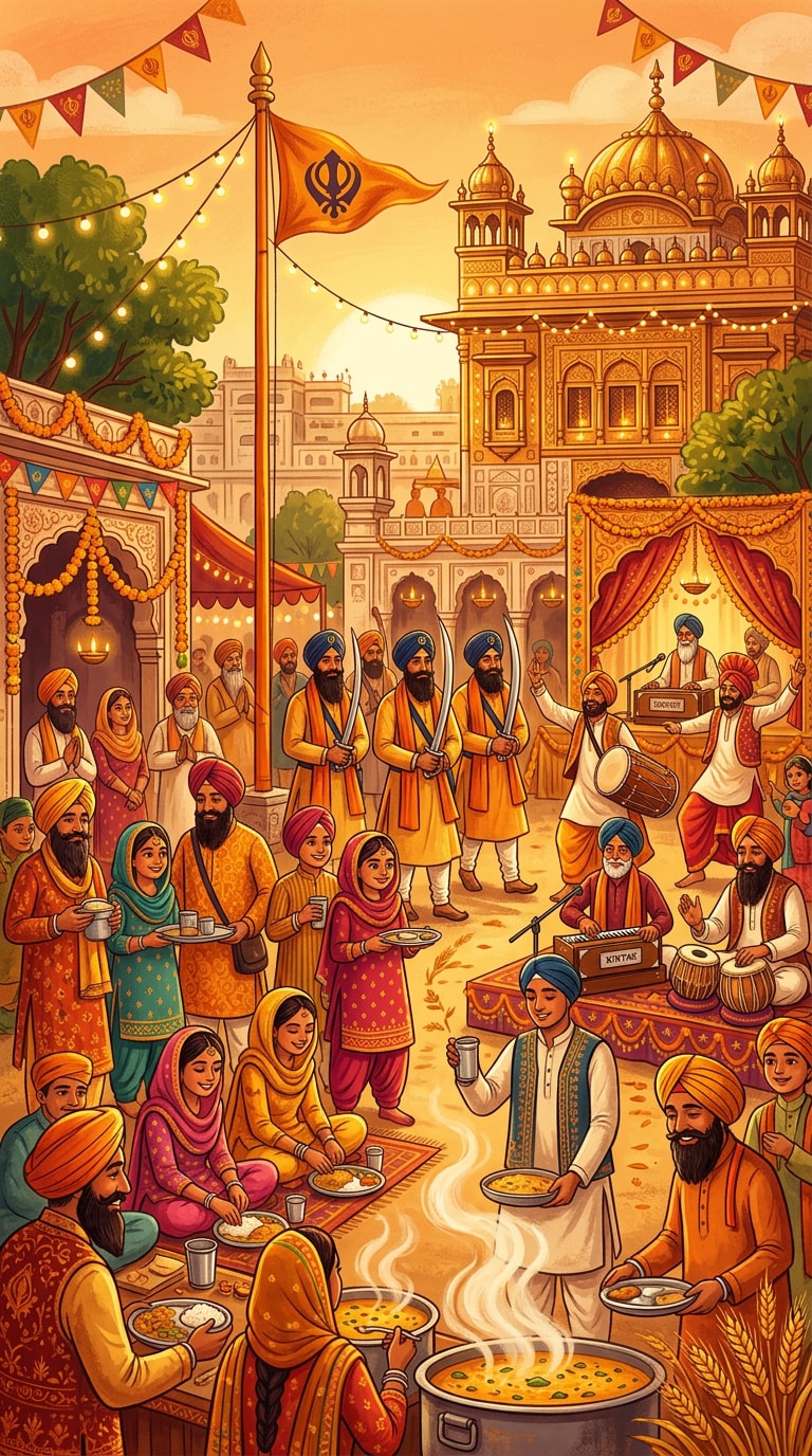 Sikh Culture Illustration