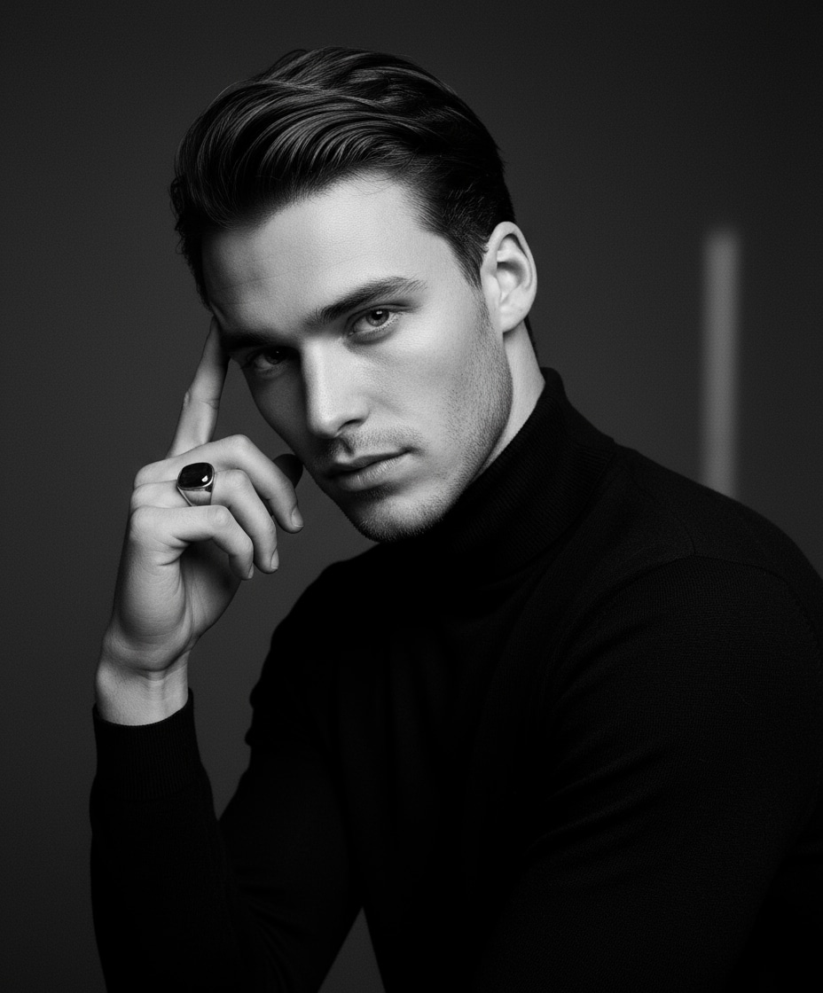 gemini ai black and white photo