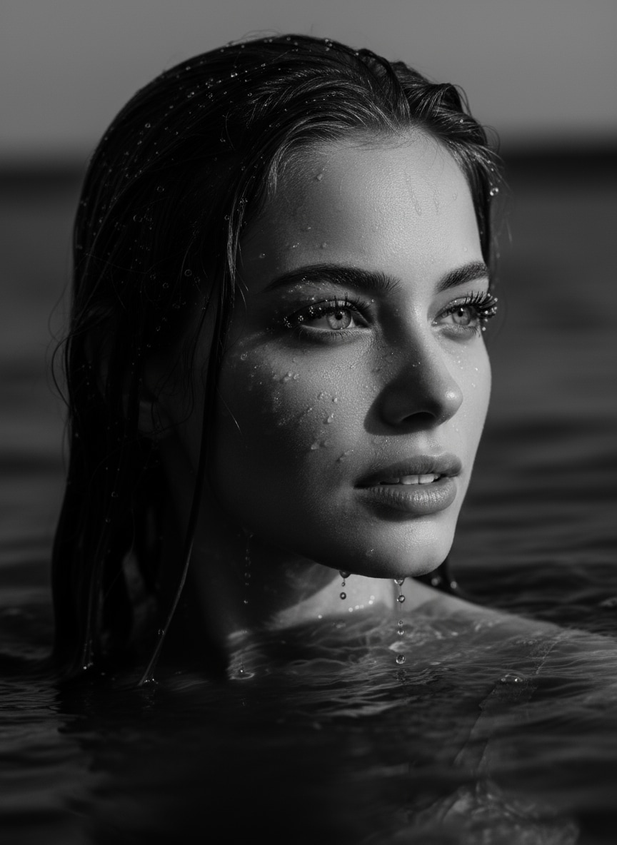 gemini ai black and white photo