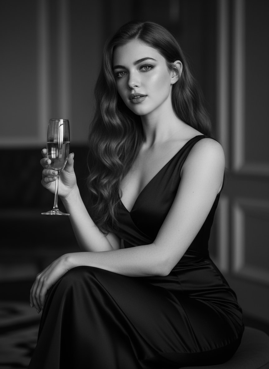 gemini ai black and white photo