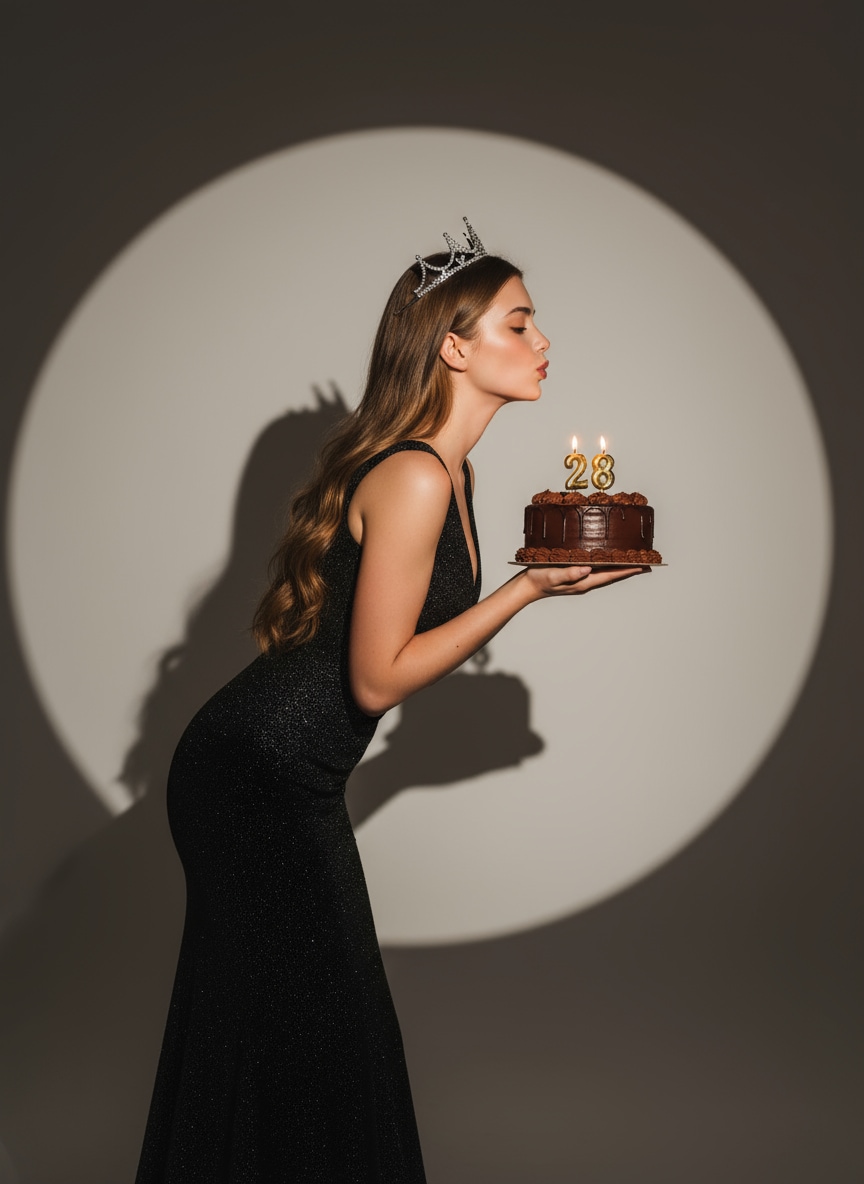 Glamorous 28th Birthday with Spotlight