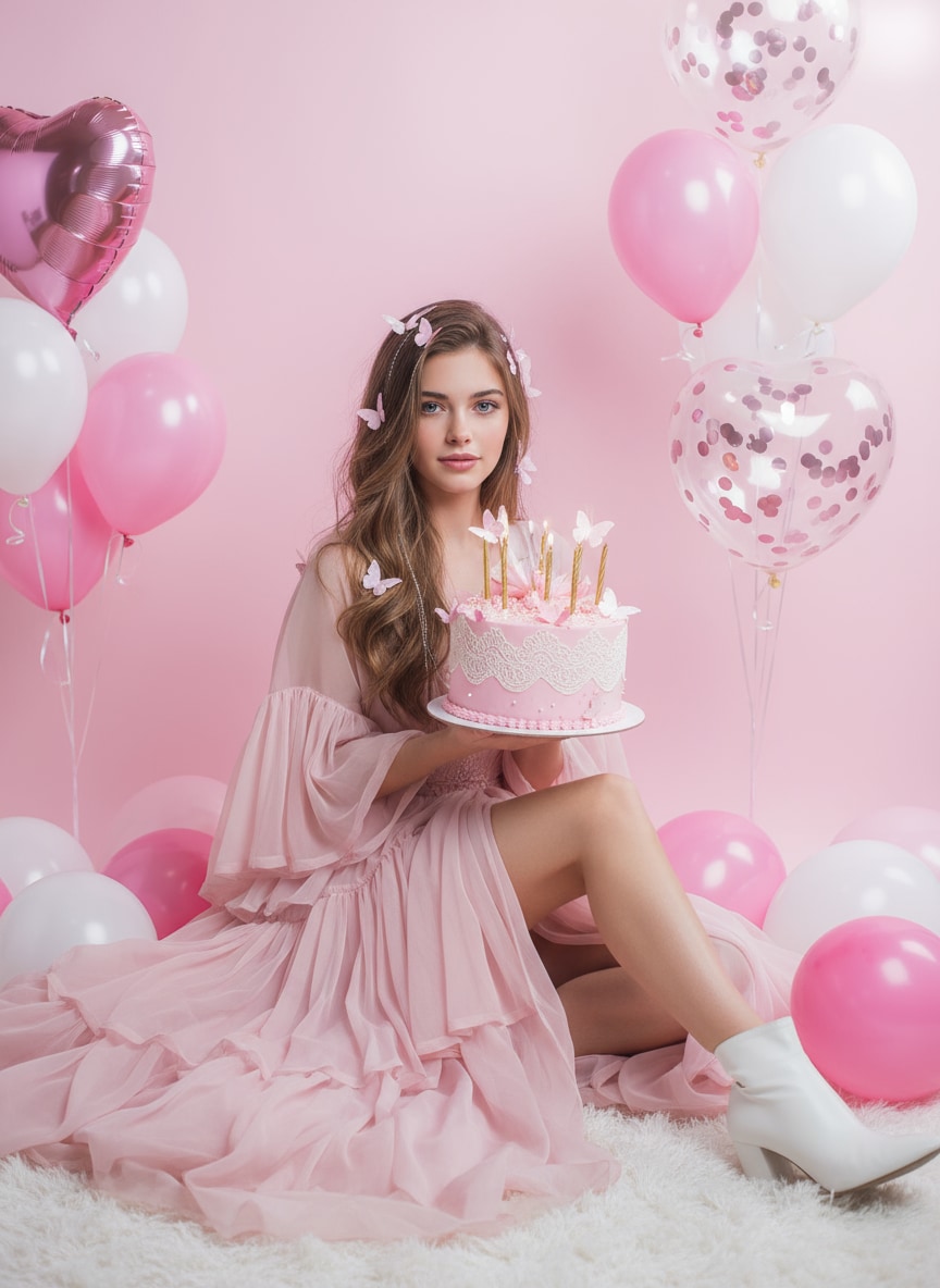Pastel Pink Fairy-Tale Birthday