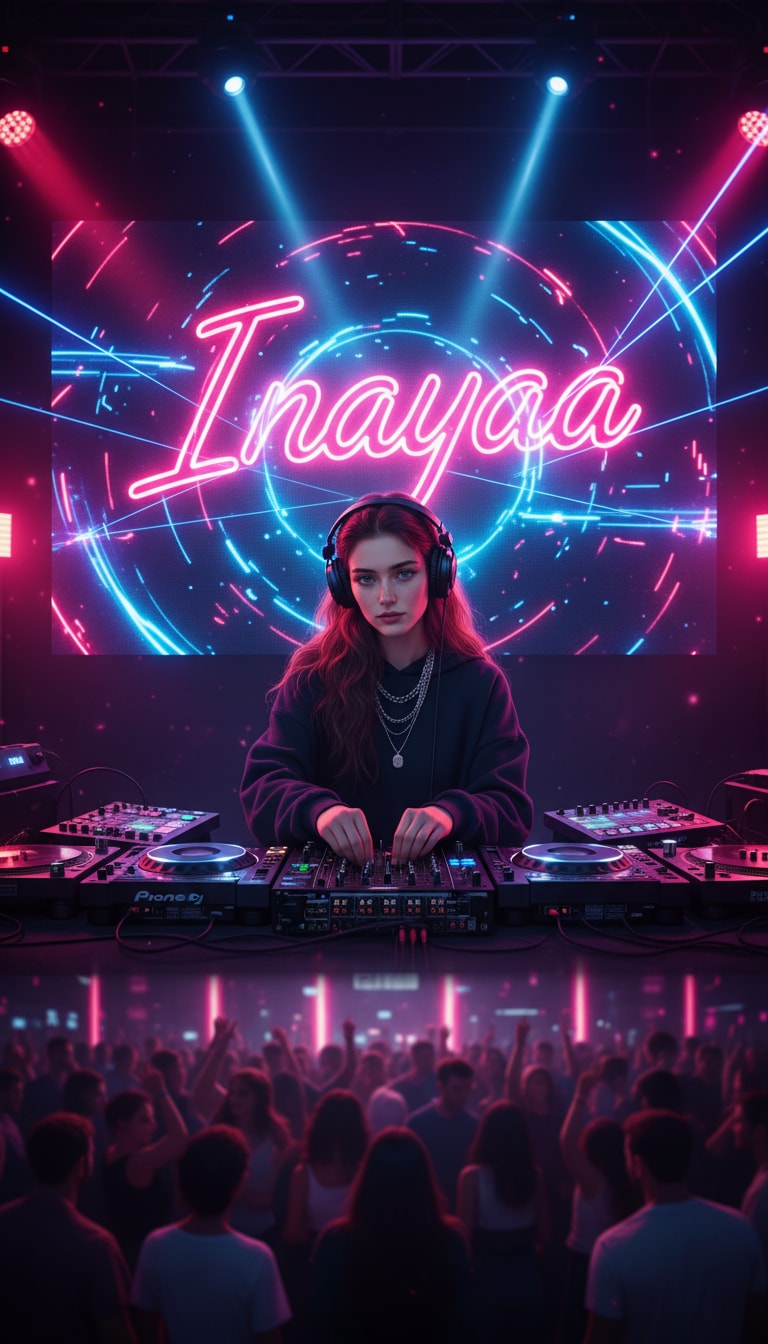 Fisheye Nightclub DJ Energy — Nano Banana