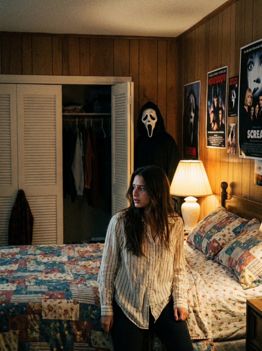 Retro 90s Horror Bedroom