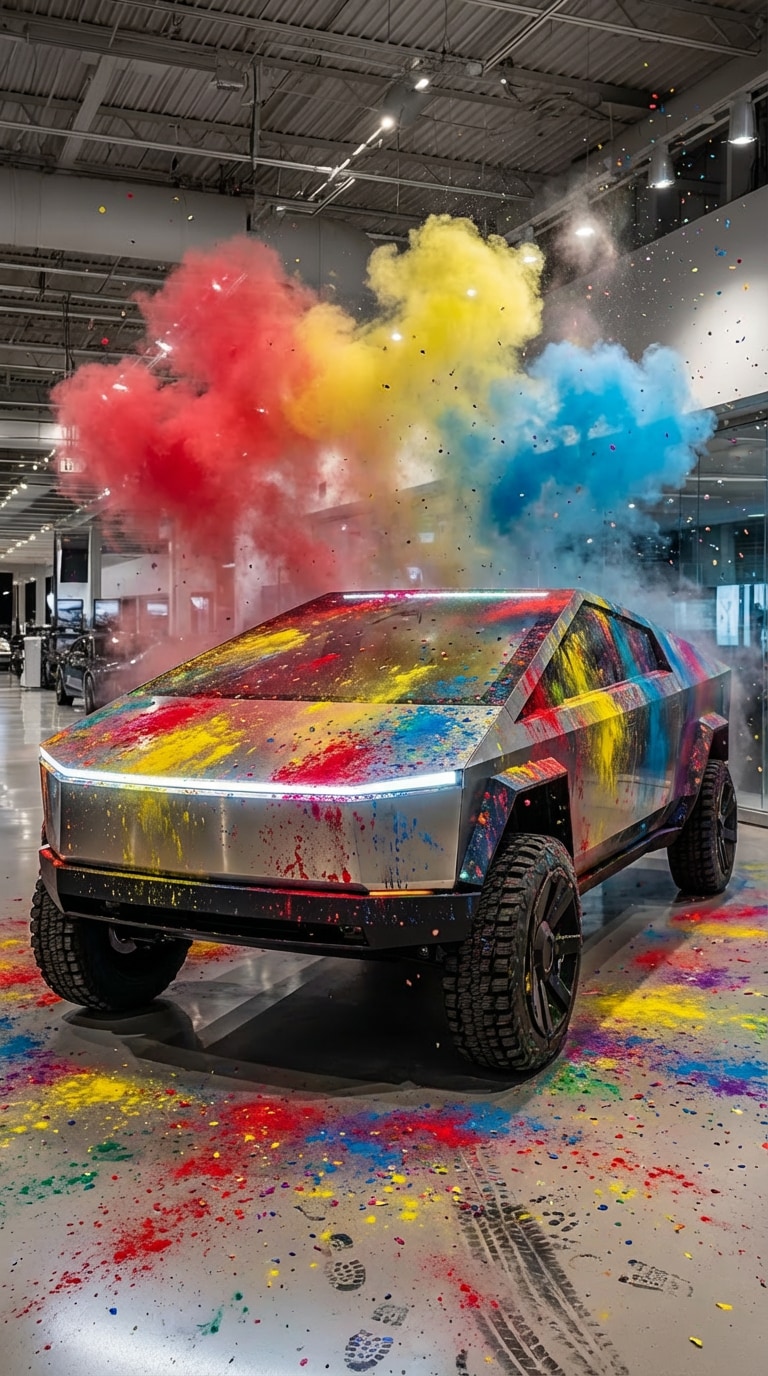 Holi Car Template 01