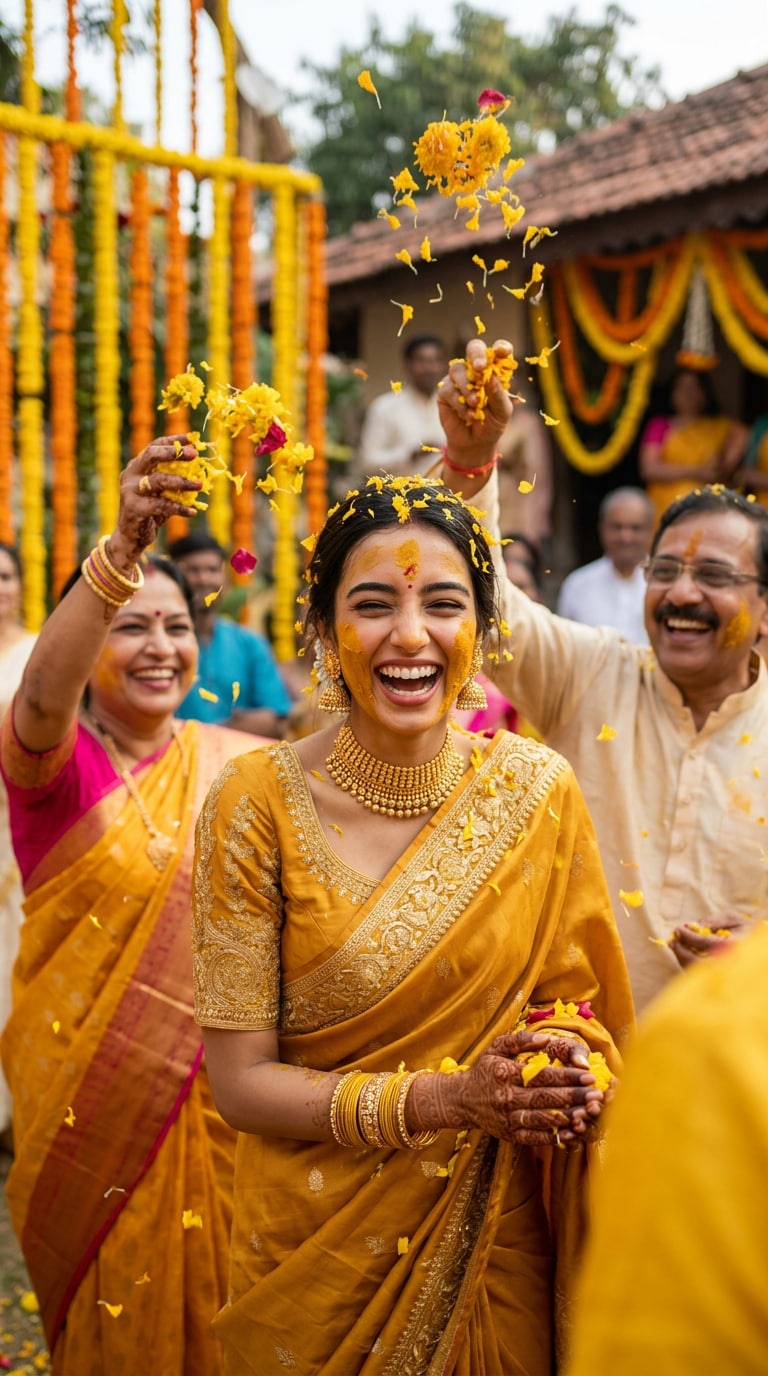Haldi Ceremony Portrait