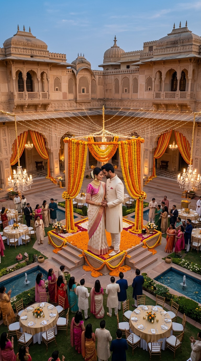 Drone Wedding Shot