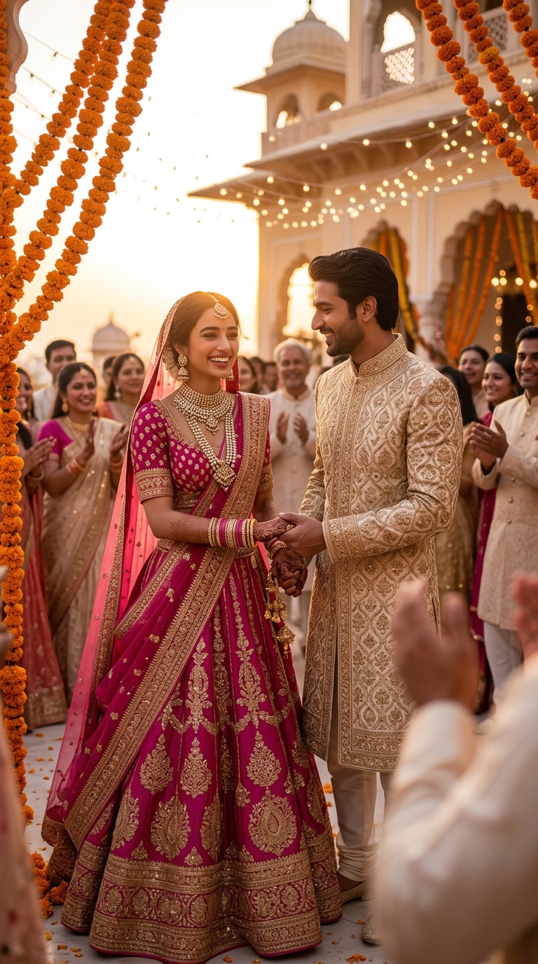 Golden Hour Palace Romance