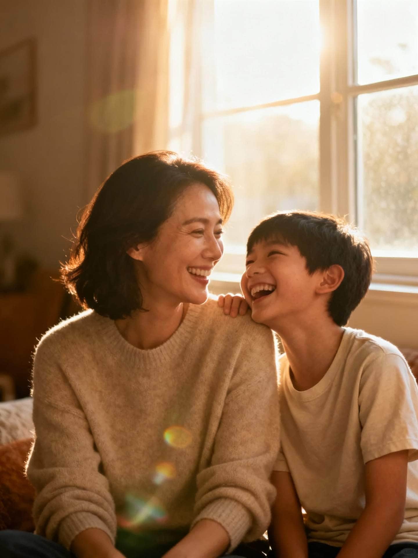 Gemini AI Warm Home Portrait