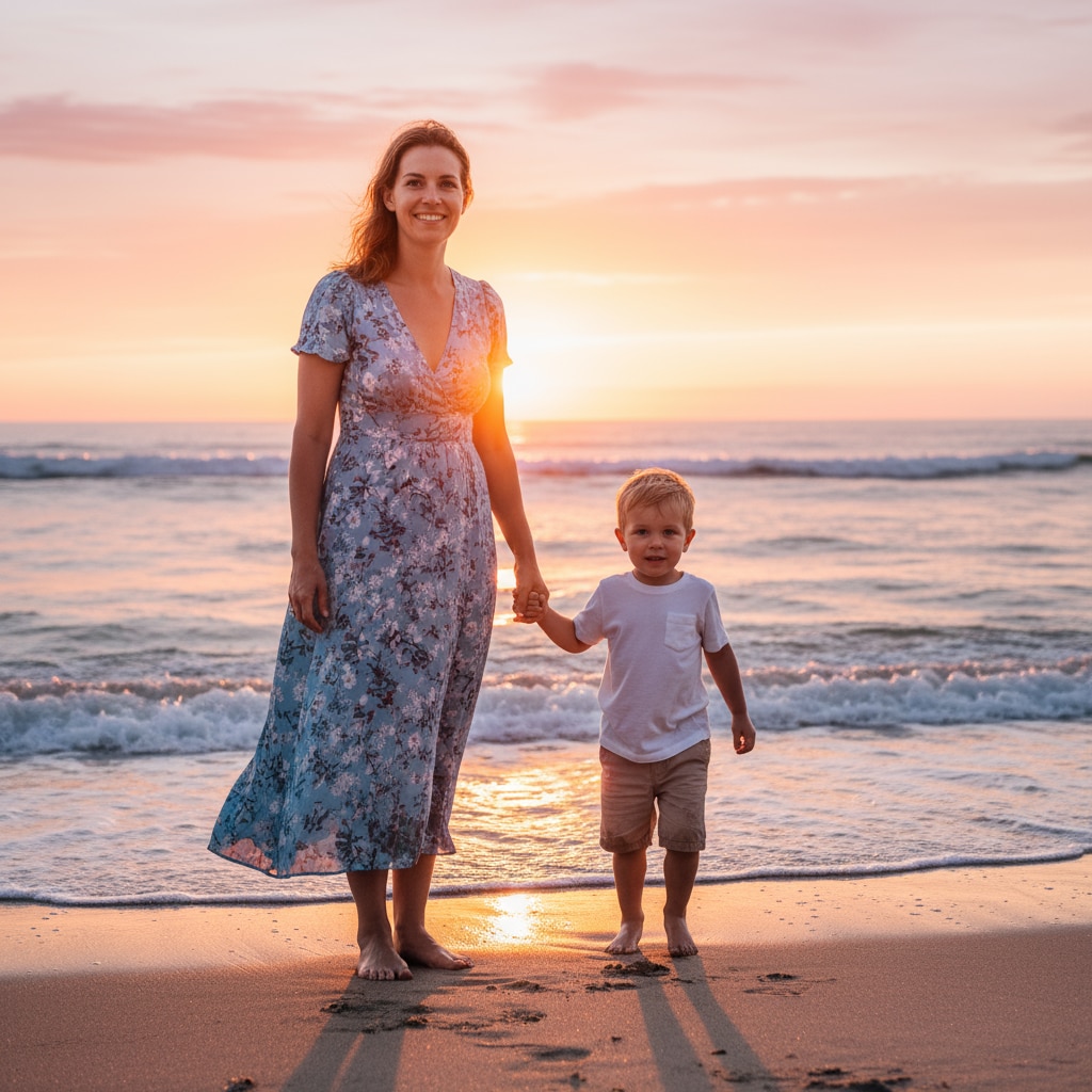 Mother & Son Portrait 8
