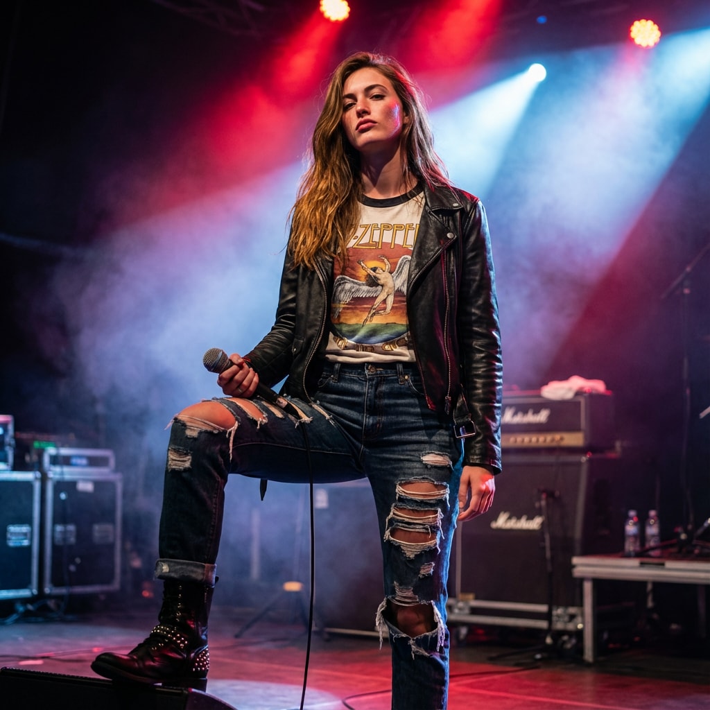 Rock musician look preview