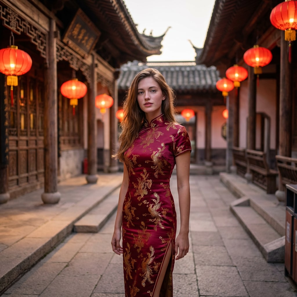 Qipao outfit preview