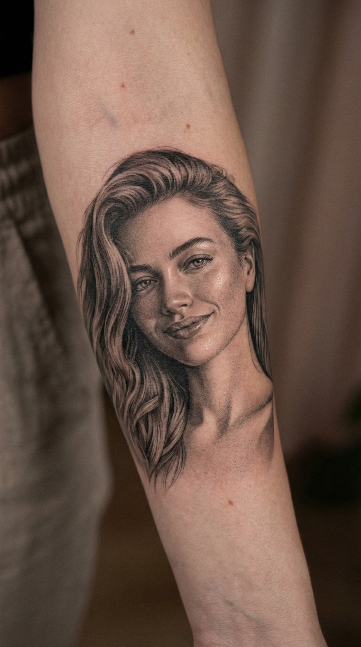 Healed Realistic Portrait Tattoo (Finished Look)