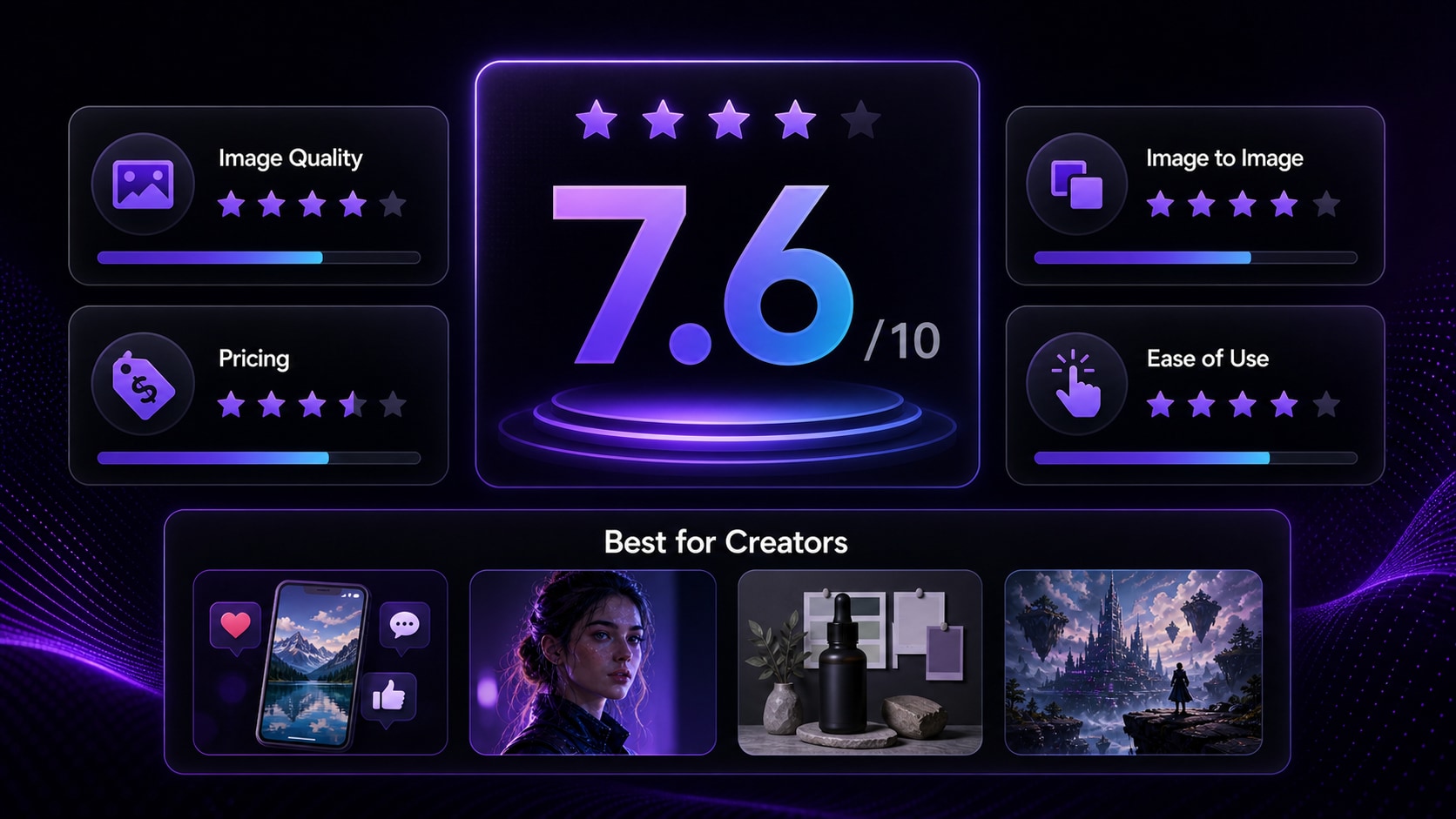 Getimg AI review verdict with image quality, pricing, credits, strengths, and limitations
