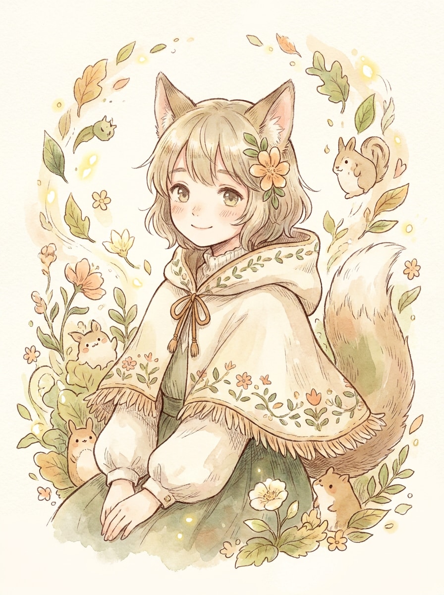 Ghibli-Inspired Human