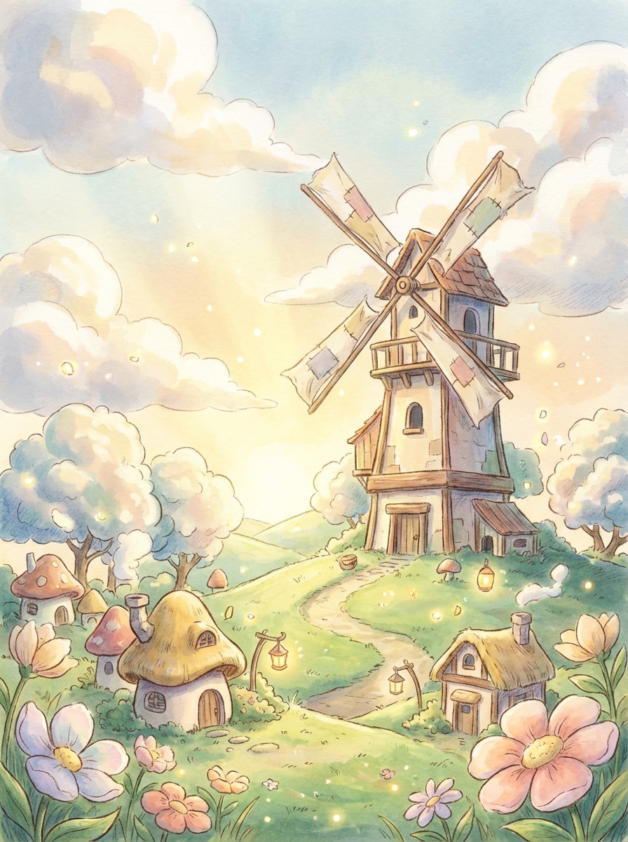 Ghibli-Inspired Countryside