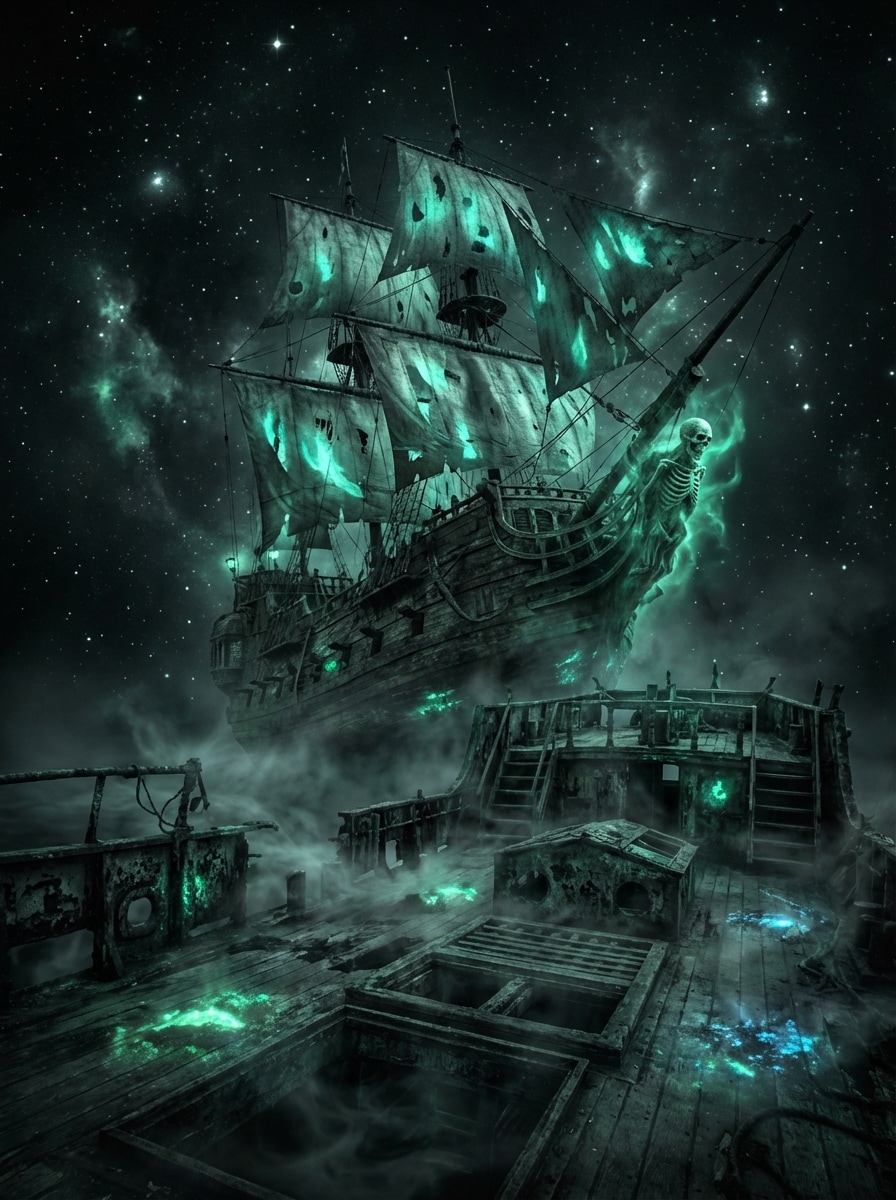 Ghost Pirate Ship Sci-Fi