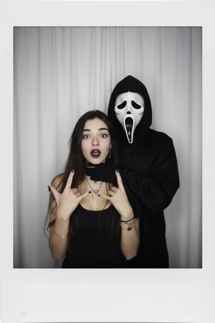 Polaroid-Style Portrait – Vintage & Retro Aesthetic