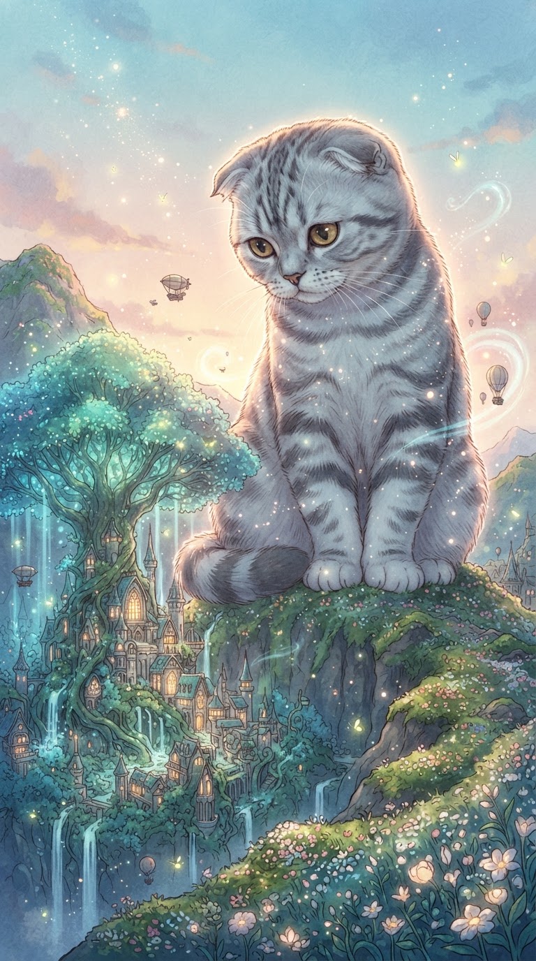 ファンタジー巨大ペットAIイラスト