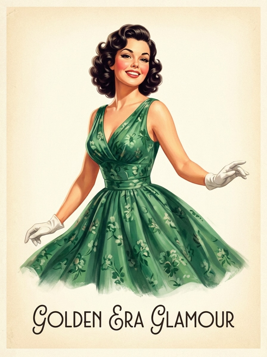 Gil Elvgren inspired poster